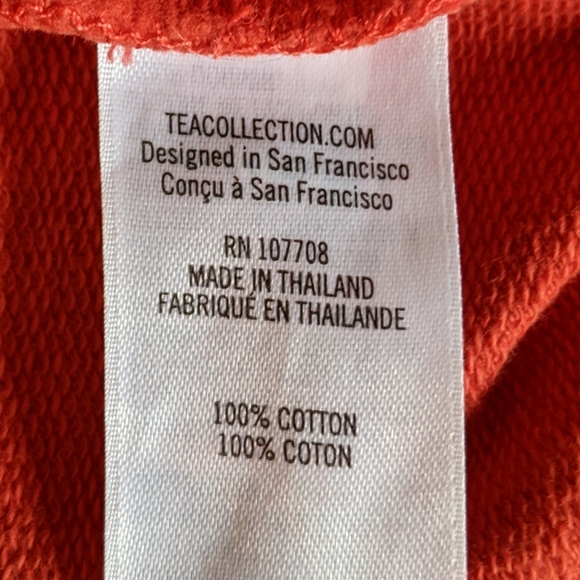 Tea Collection Ditsy Willow Dotty Drawstring Dress Floral Red Pink Purple Sz 5 - Picture 11 of 15